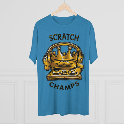 SCRATCH CHAMPS  - PREMIUM SOFT - Unisex Tri-Blend Crew Tee (Next Level 6010)