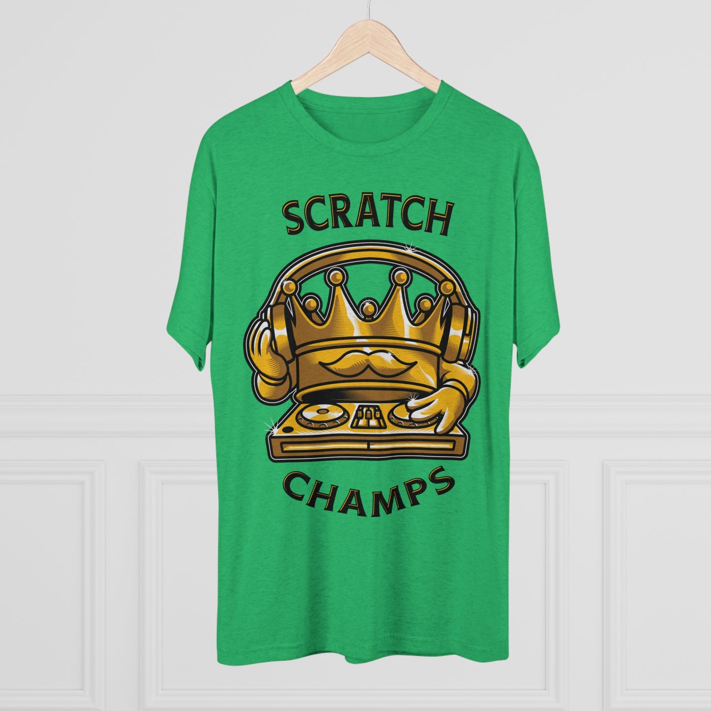 SCRATCH CHAMPS  - PREMIUM SOFT - Unisex Tri-Blend Crew Tee (Next Level 6010)