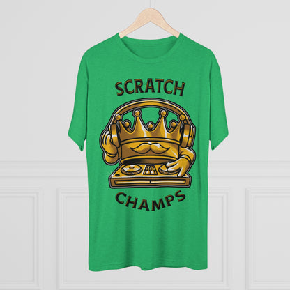 SCRATCH CHAMPS  - PREMIUM SOFT - Unisex Tri-Blend Crew Tee (Next Level 6010)