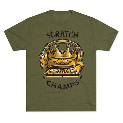 SCRATCH CHAMPS  - PREMIUM SOFT - Unisex Tri-Blend Crew Tee (Next Level 6010)