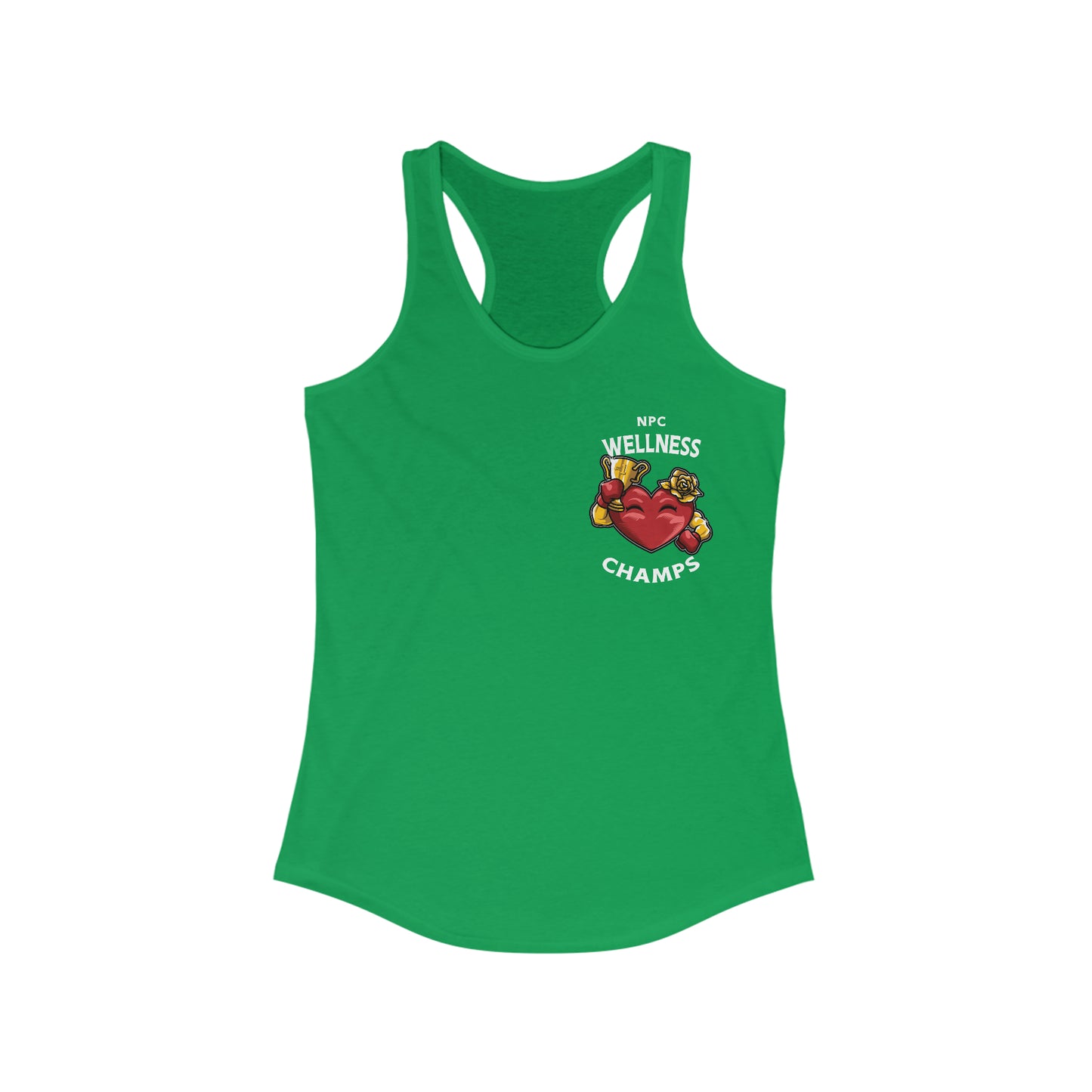 NPC WELLNESS CHAMPS (Small Logo) - Women's Ideal Racerback Tank