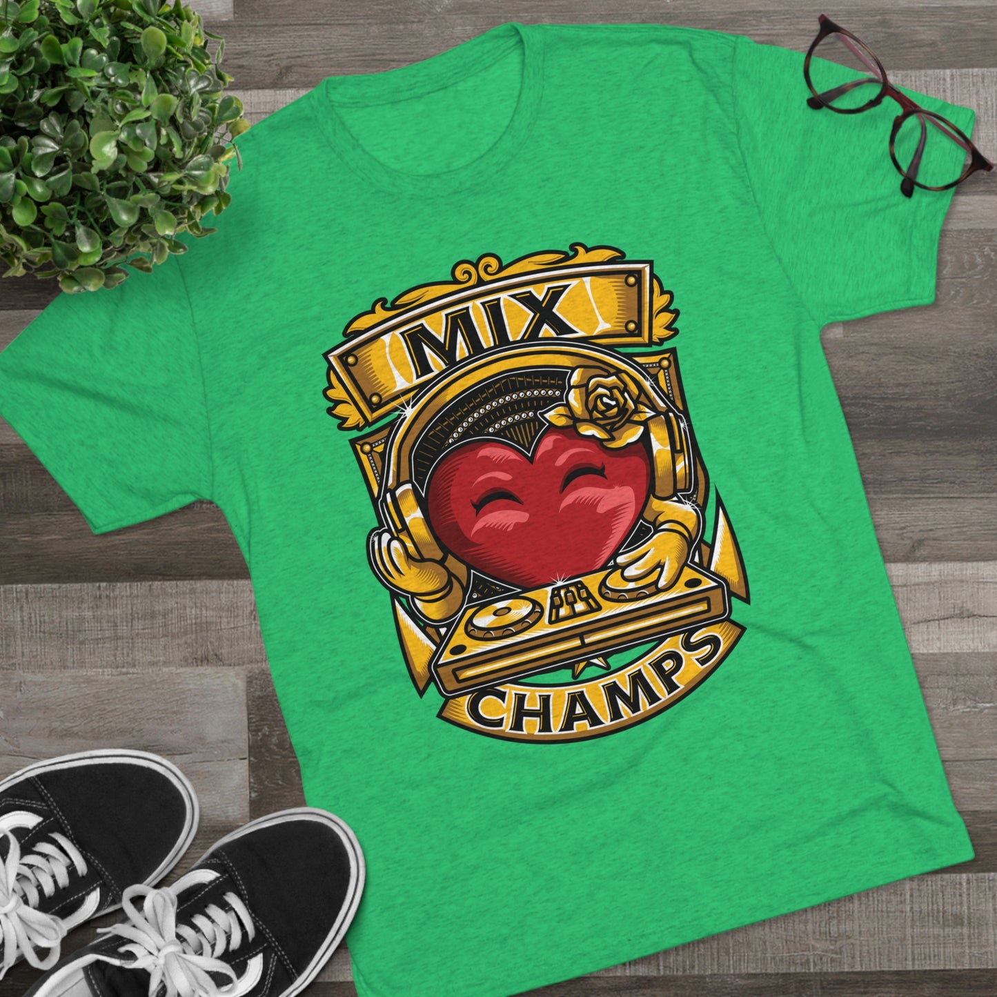 MIX CHAMPS  - PREMIUM SOFT - Unisex Tri-Blend Crew Tee (Next Level 6010)