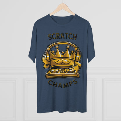 SCRATCH CHAMPS  - PREMIUM SOFT - Unisex Tri-Blend Crew Tee (Next Level 6010)