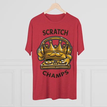 SCRATCH CHAMPS  - PREMIUM SOFT - Unisex Tri-Blend Crew Tee (Next Level 6010)