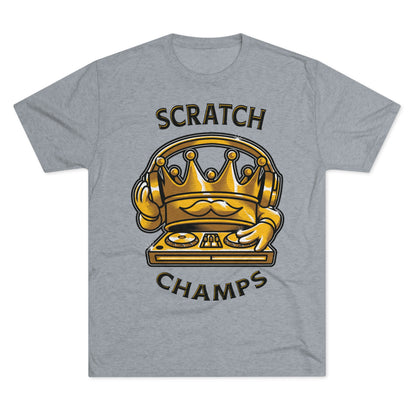 SCRATCH CHAMPS  - PREMIUM SOFT - Unisex Tri-Blend Crew Tee (Next Level 6010)