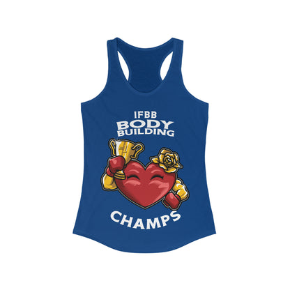 IFBB BODY BUILDING CHAMPS  - Women's Ideal Racerback Tank
