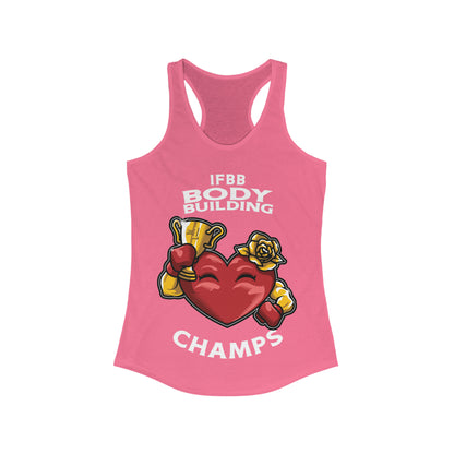 IFBB BODY BUILDING CHAMPS  - Women's Ideal Racerback Tank