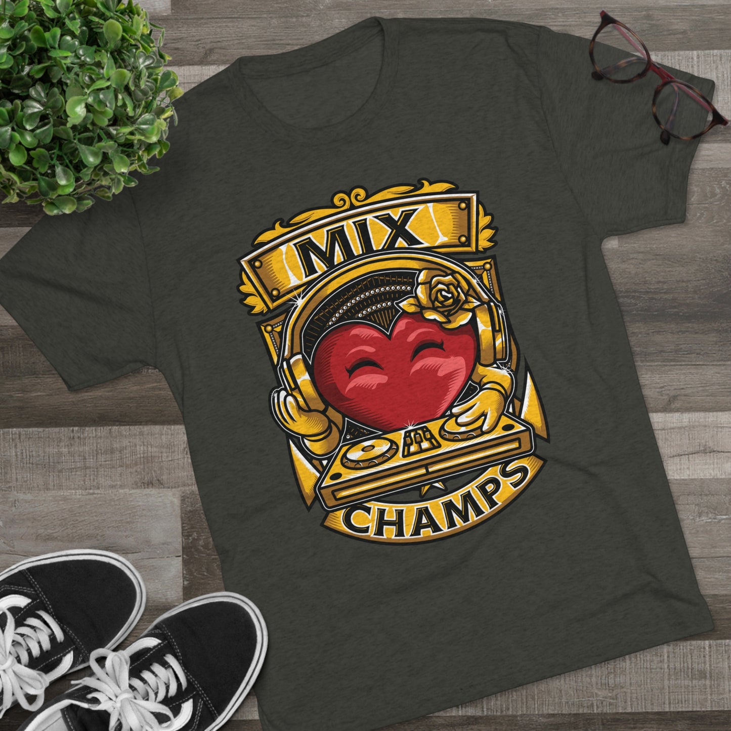 MIX CHAMPS  - PREMIUM SOFT - Unisex Tri-Blend Crew Tee (Next Level 6010)