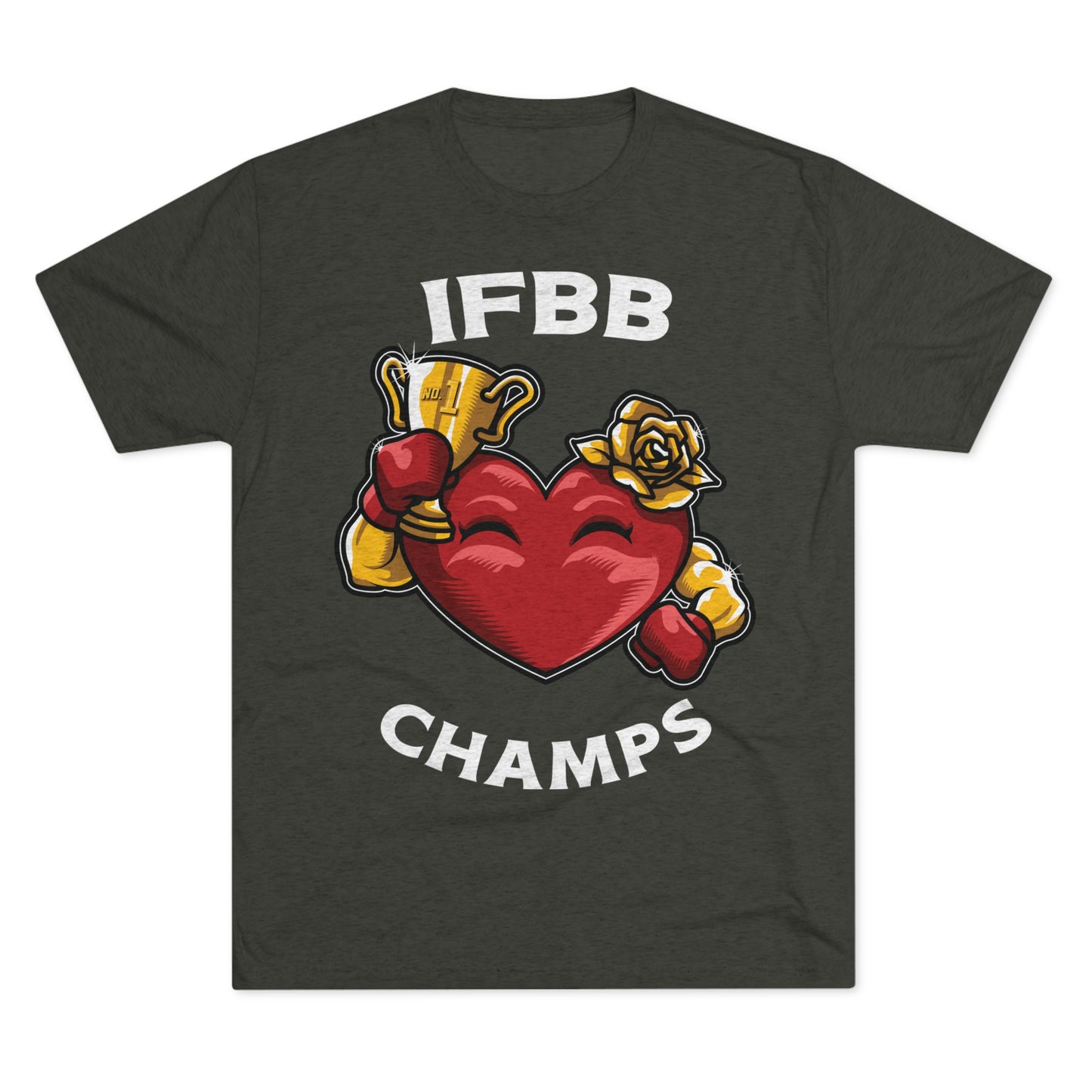 IFBB CHAMPS - PREMIUM SOFT - Unisex Tri-Blend Crew Tee (Next Level 6010)