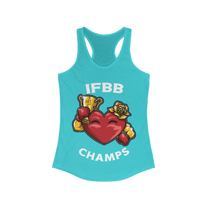 IFBB BODY BUILDING CHAMPS  - Women's Ideal Racerback Tank
