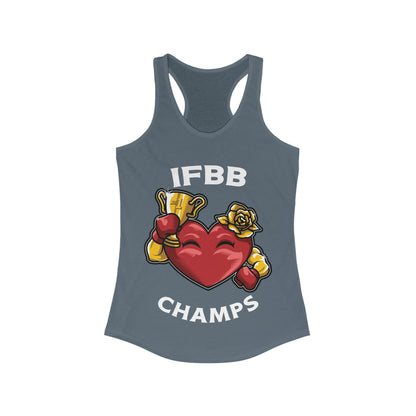 IFBB BODY BUILDING CHAMPS  - Women's Ideal Racerback Tank