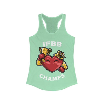 IFBB BODY BUILDING CHAMPS  - Women's Ideal Racerback Tank