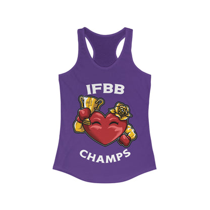 IFBB BODY BUILDING CHAMPS  - Women's Ideal Racerback Tank