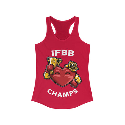 IFBB BODY BUILDING CHAMPS  - Women's Ideal Racerback Tank