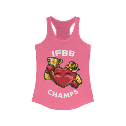 IFBB BODY BUILDING CHAMPS  - Women's Ideal Racerback Tank