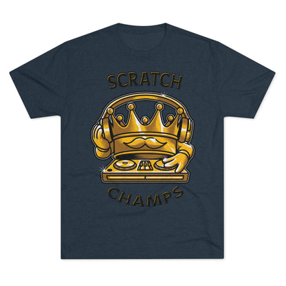 SCRATCH CHAMPS  - PREMIUM SOFT - Unisex Tri-Blend Crew Tee (Next Level 6010)
