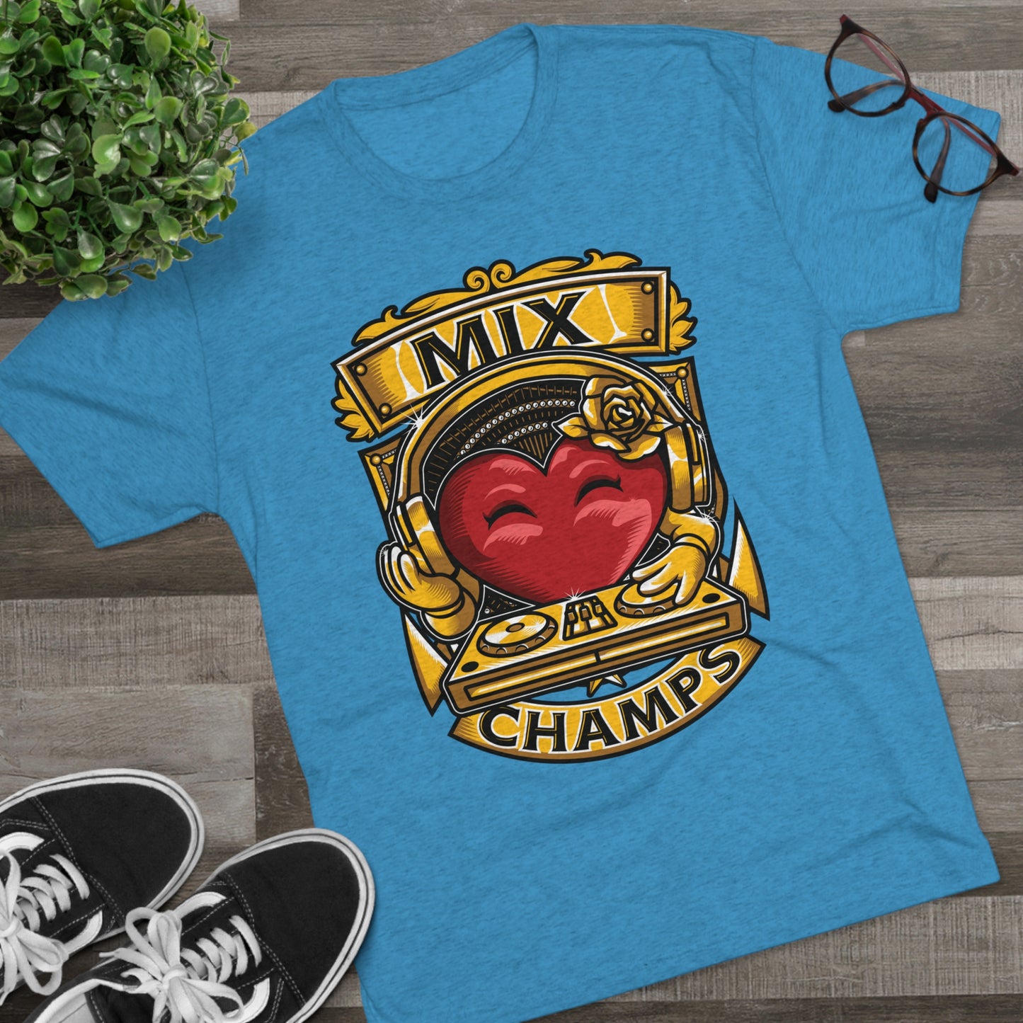 MIX CHAMPS  - PREMIUM SOFT - Unisex Tri-Blend Crew Tee (Next Level 6010)