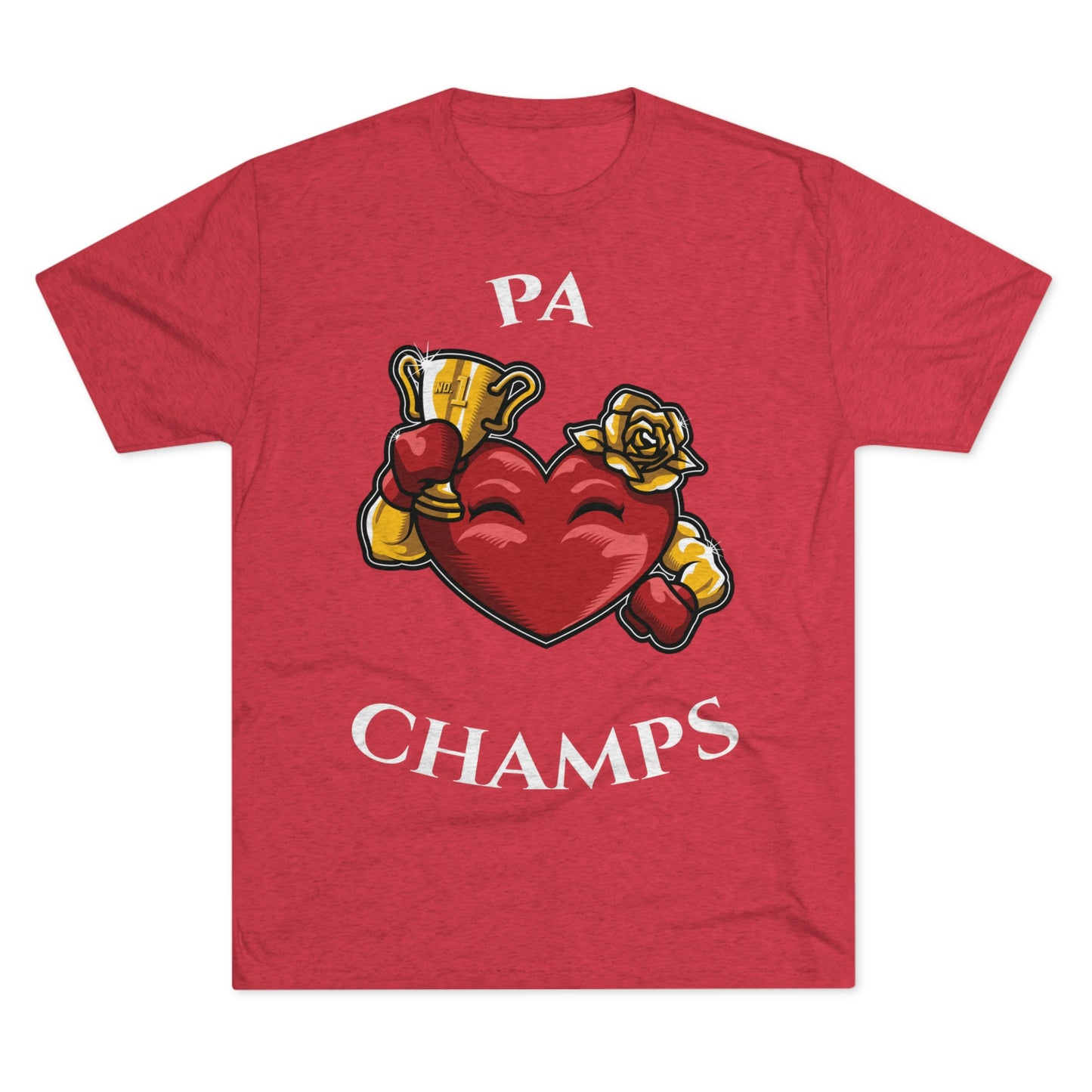 PA CHAMPS (Alternate Logo) - PREMIUM SOFT - Unisex Tri-Blend Crew Tee (Next Level 6010)