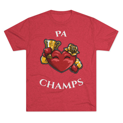 PA CHAMPS (Alternate Logo) - PREMIUM SOFT - Unisex Tri-Blend Crew Tee (Next Level 6010)