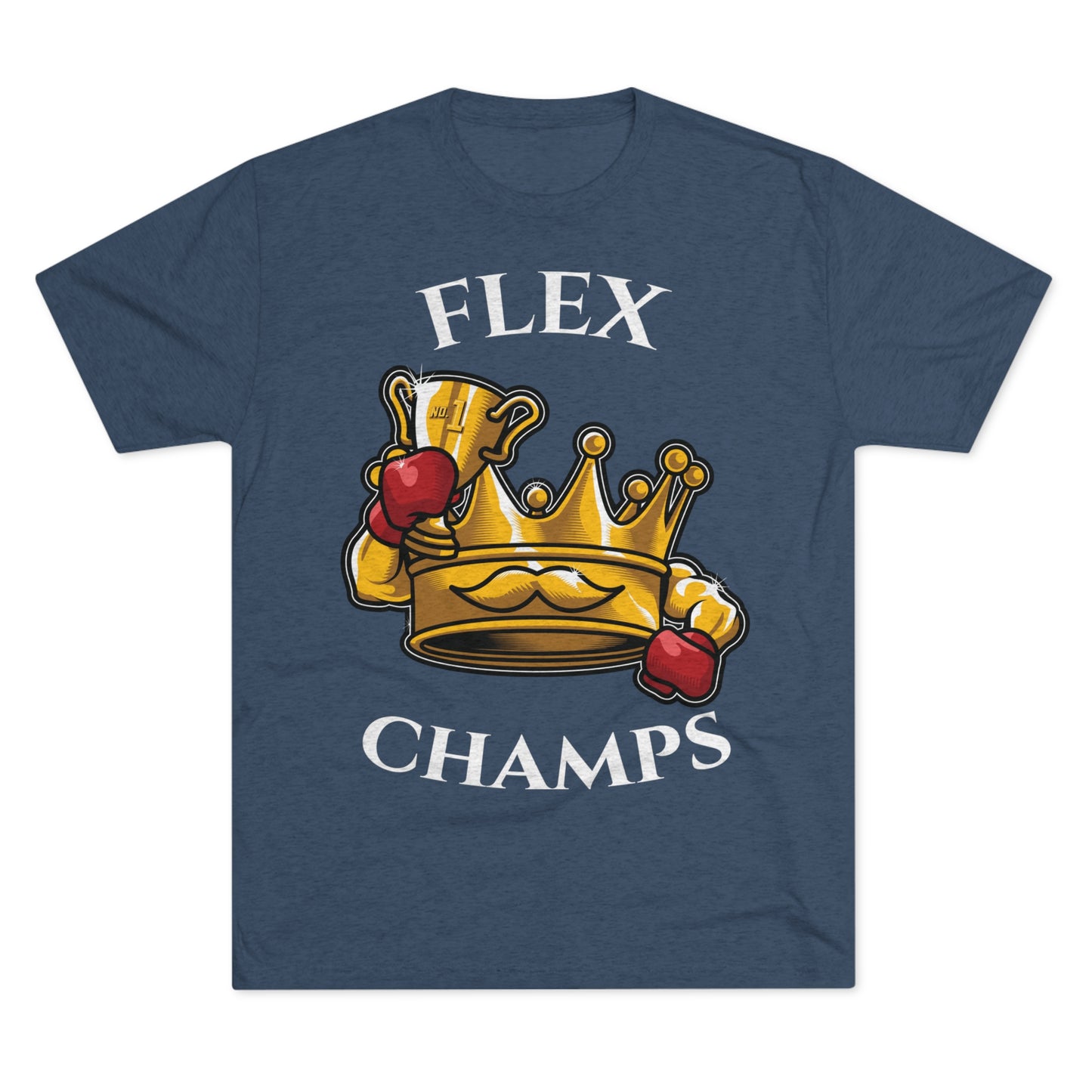 FLEX CHAMPS - PREMIUM SOFT - Unisex Tri-Blend Crew Tee (Next Level 6010)