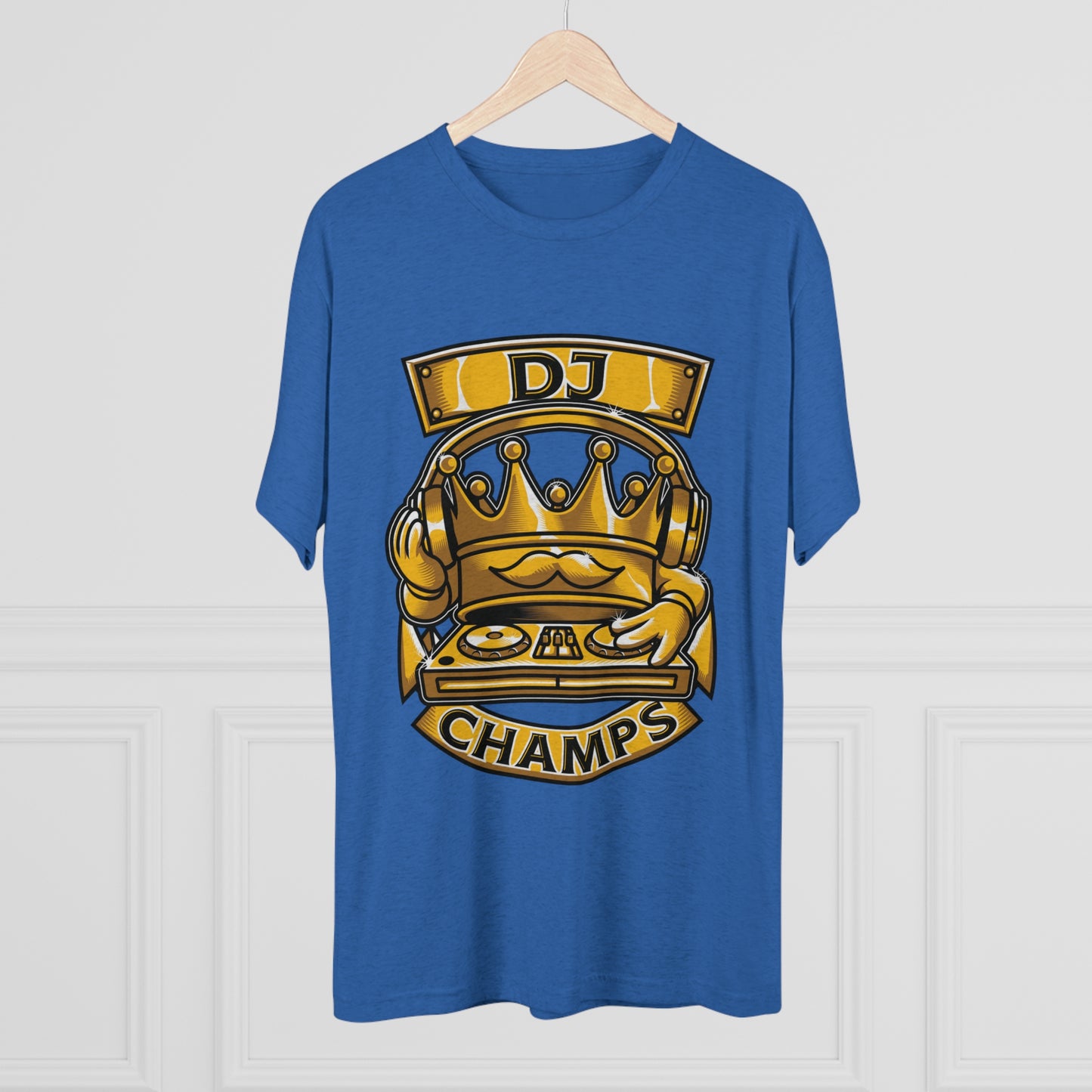 DJ CHAMPS  - PREMIUM SOFT - Unisex Tri-Blend Crew Tee (Next Level 6010)