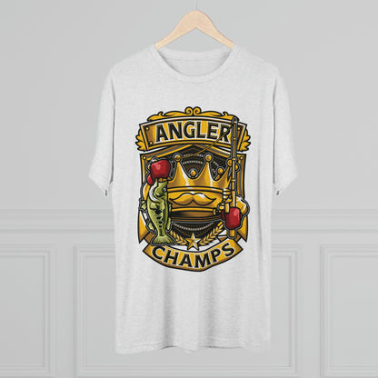 ANGLER CHAMPS - PREMIUM SOFT - Unisex Tri-Blend Crew Tee (Next Level 6010)