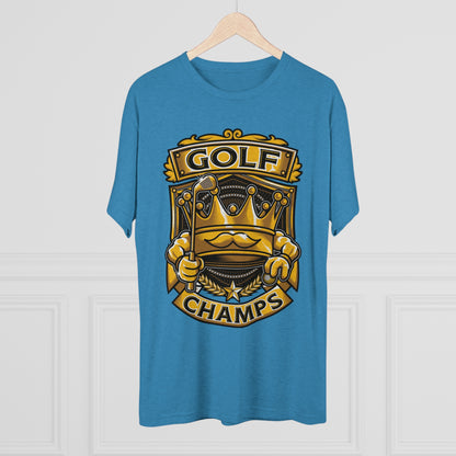GOLF CHAMPS  - PREMIUM SOFT - Unisex Tri-Blend Crew Tee (Next Level 6010)