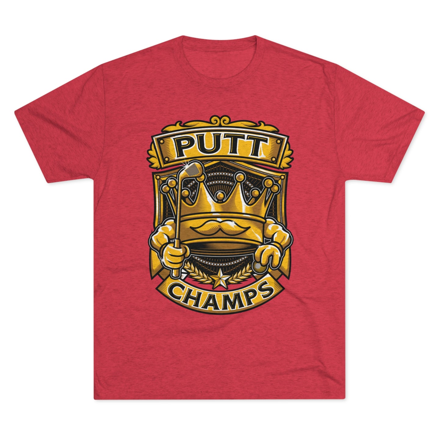PUTT CHAMPS  - PREMIUM SOFT - Unisex Tri-Blend Crew Tee (Next Level 6010)