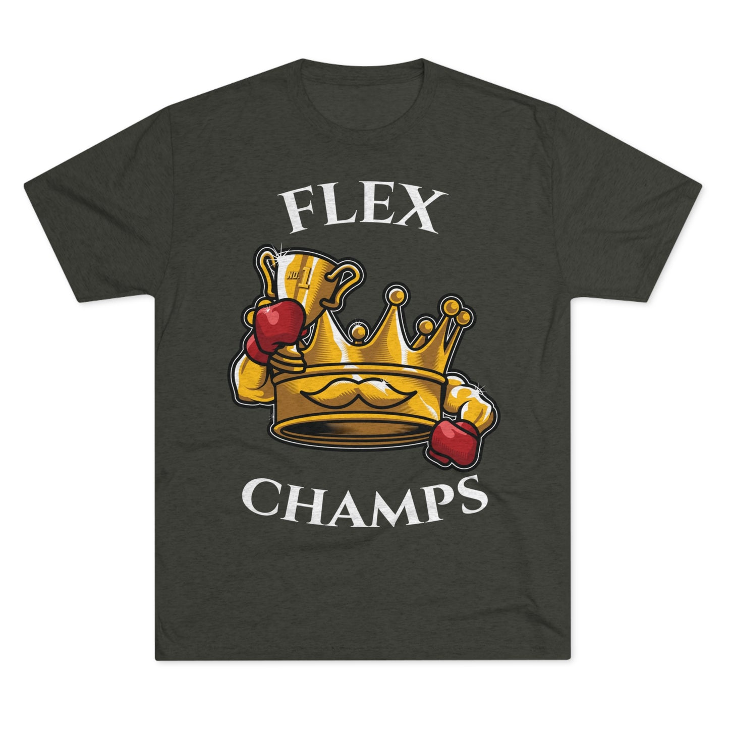 FLEX CHAMPS - PREMIUM SOFT - Unisex Tri-Blend Crew Tee (Next Level 6010)