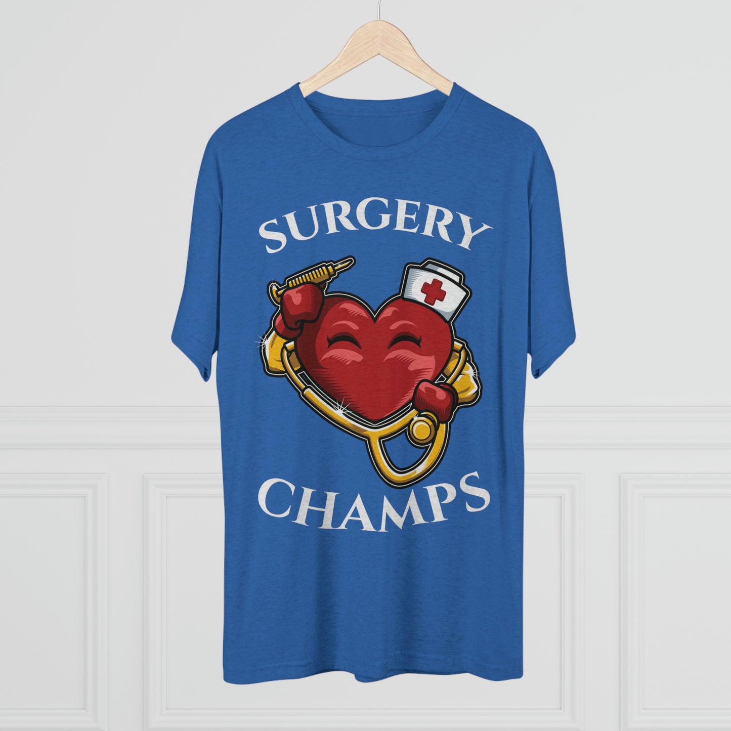 SURGERY CHAMPS - PREMIUM SOFT - Unisex Tri-Blend Crew Tee (Next Level 6010)
