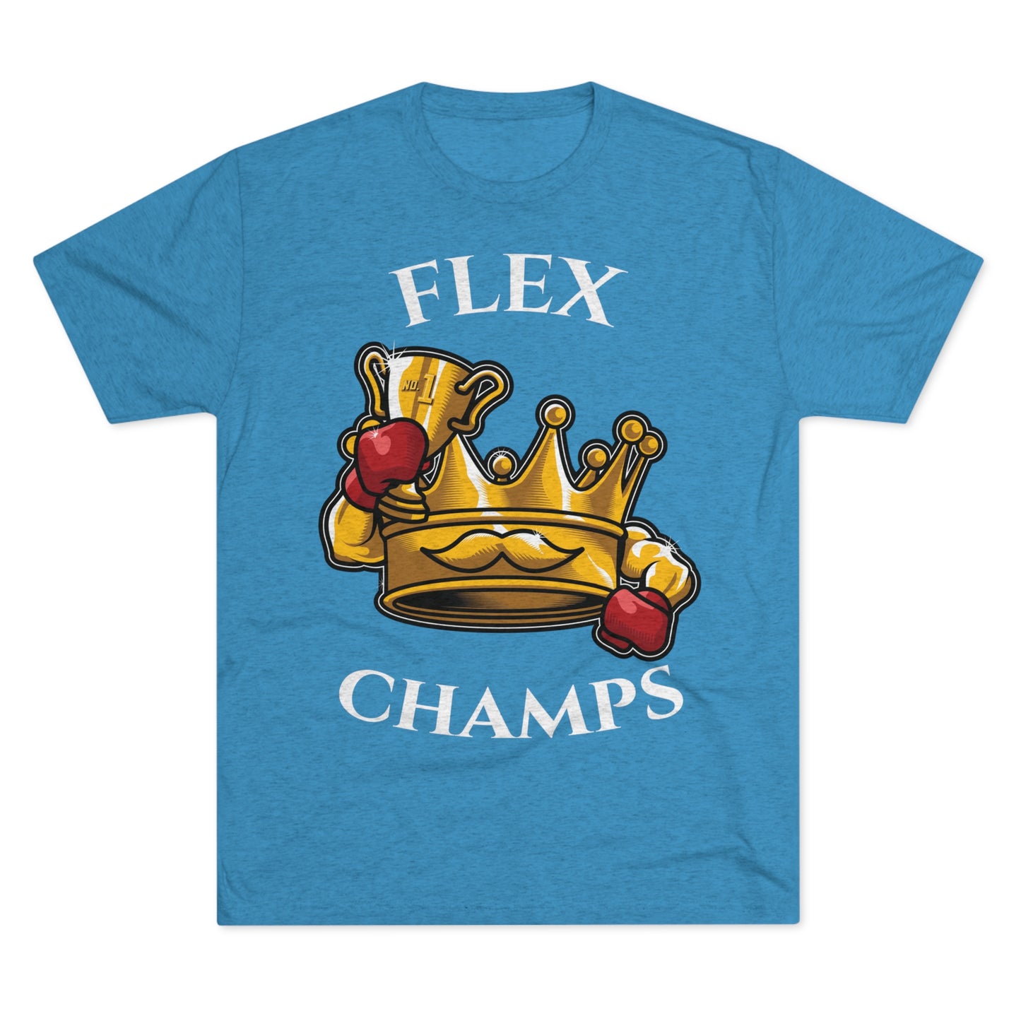 FLEX CHAMPS - PREMIUM SOFT - Unisex Tri-Blend Crew Tee (Next Level 6010)