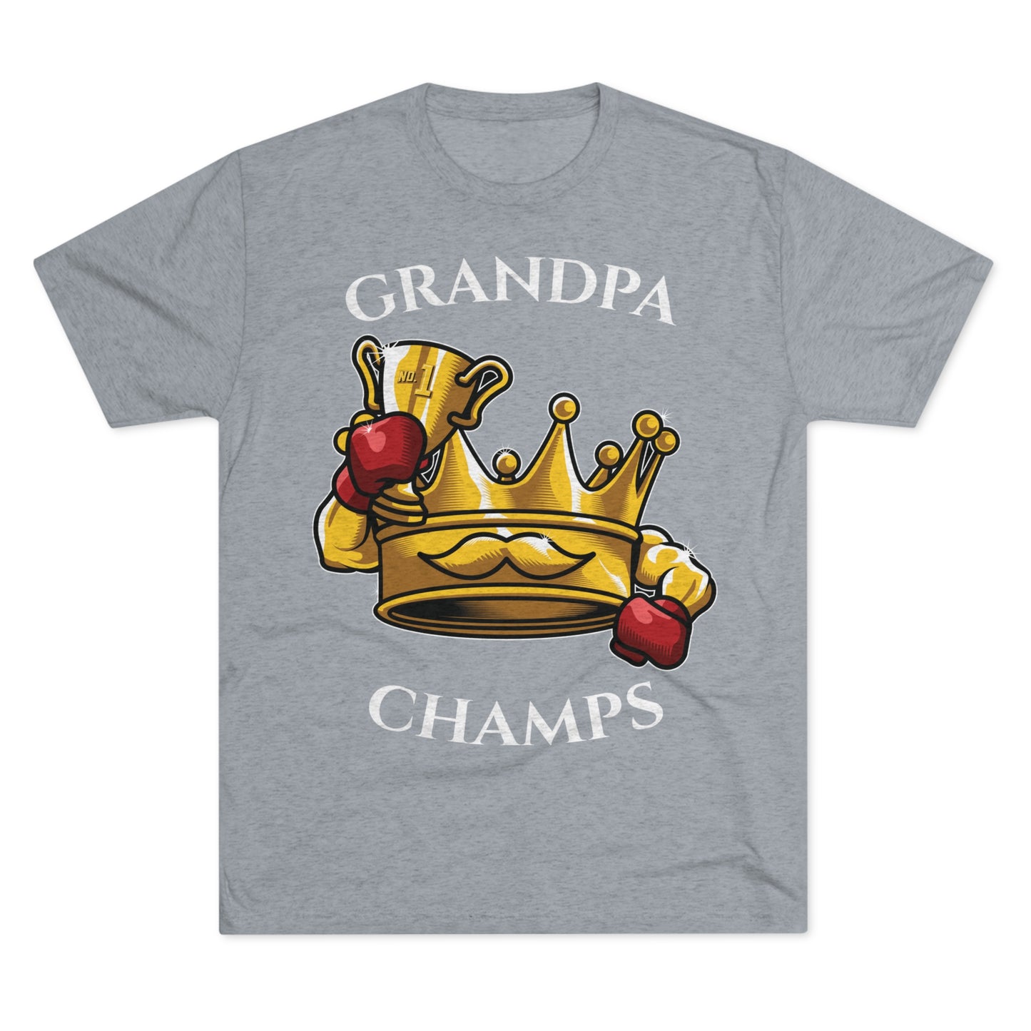 GRANDPA CHAMPS  - PREMIUM SOFT - Unisex Tri-Blend Crew Tee (Next Level 6010)