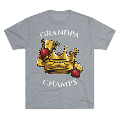 GRANDPA CHAMPS  - PREMIUM SOFT - Unisex Tri-Blend Crew Tee (Next Level 6010)
