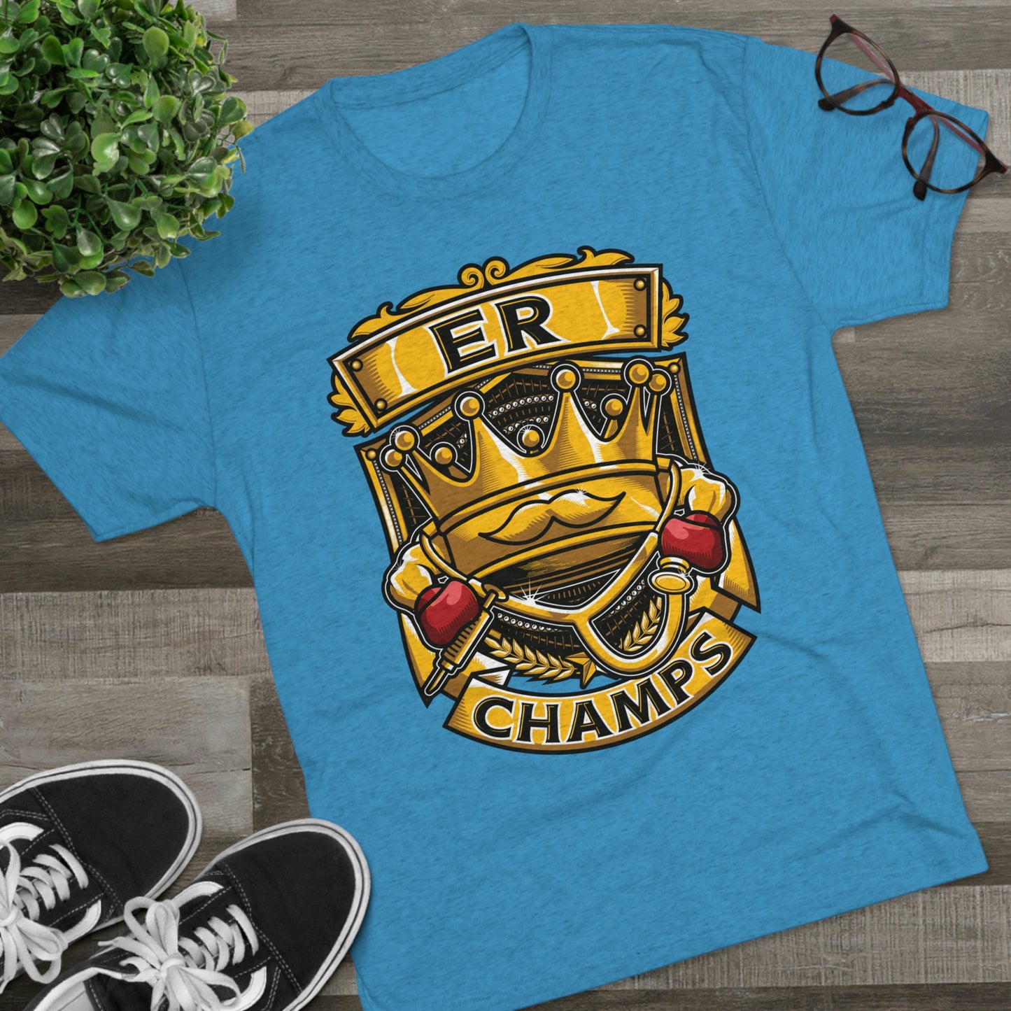 ER CHAMPS - PREMIUM SOFT - Unisex Tri-Blend Crew Tee (Next Level 6010)