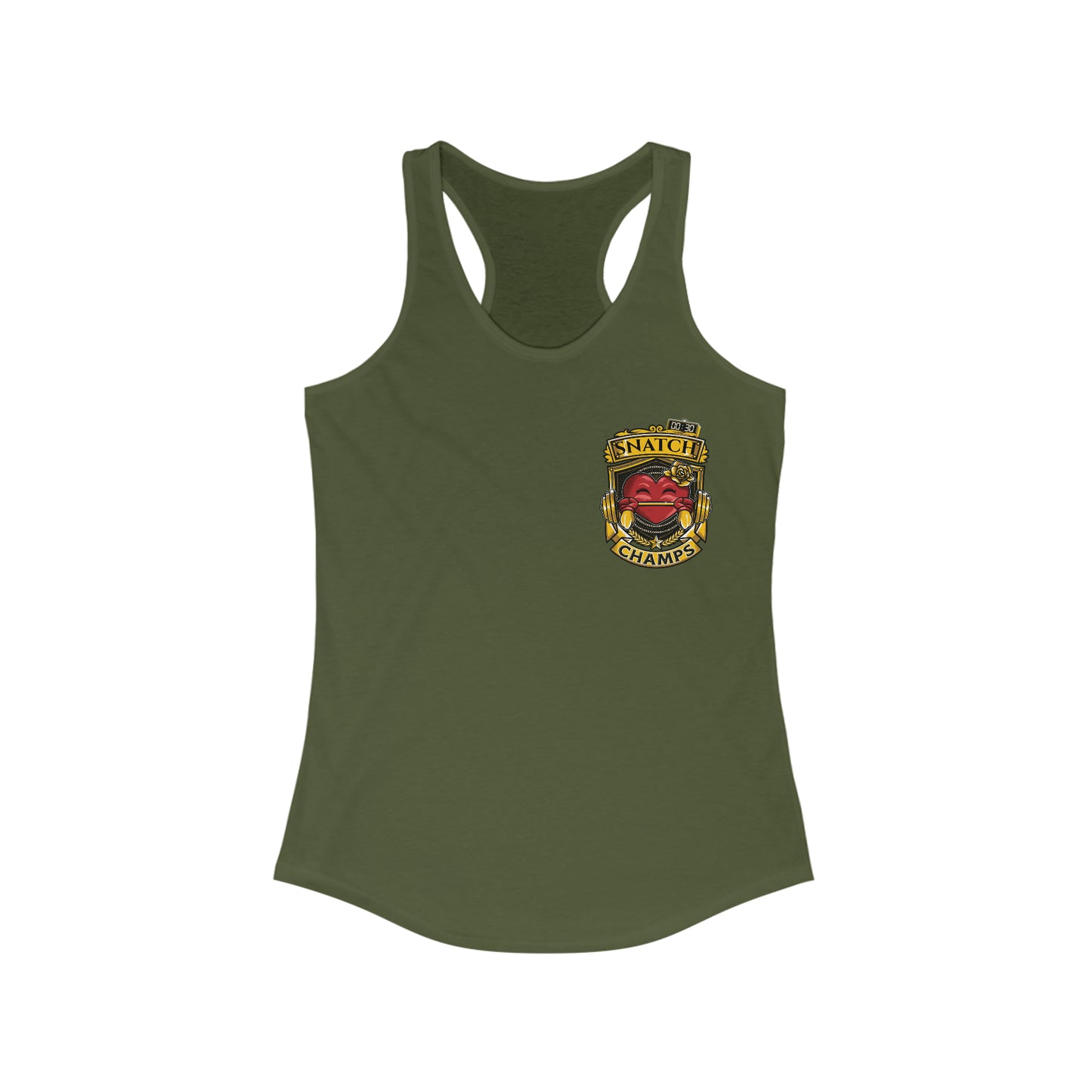 SNATCH CHAMPS (Small Logo) - Women's Ideal Racerback Tank