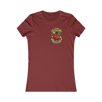 NPC BODY BUILDING CHAMPS! (Small Front Logo) - Women's Favorite Tee (Bella+Canvas)