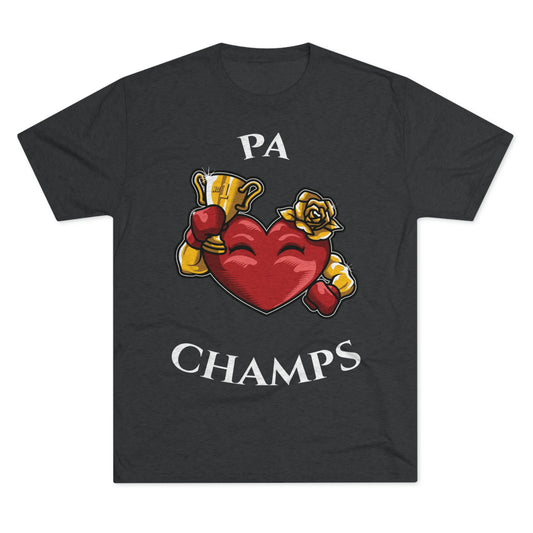 PA CHAMPS (Alternate Logo) - PREMIUM SOFT - Unisex Tri-Blend Crew Tee (Next Level 6010)