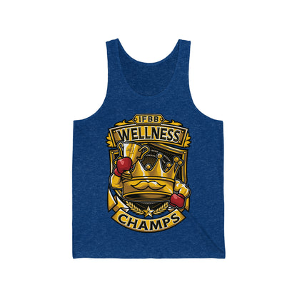 IFBB WELNESS CHAMPS - PREMIUM SOFT - Unisex Jersey Tank (Bella+Canvas 3480)