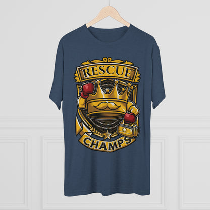 RESCUE CHAMPS  - PREMIUM SOFT - Unisex Tri-Blend Crew Tee (Next Level 6010)