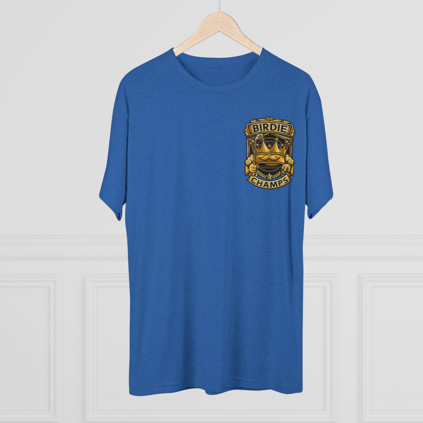 BIRDIE CHAMPS (Small Logo) - PREMIUM SOFT - Unisex Tri-Blend Crew Tee (Next Level 6010)