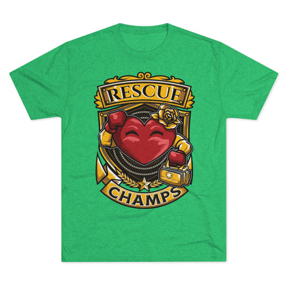 RESCUE CHAMPS  - PREMIUM SOFT - Unisex Tri-Blend Crew Tee (Next Level 6010)