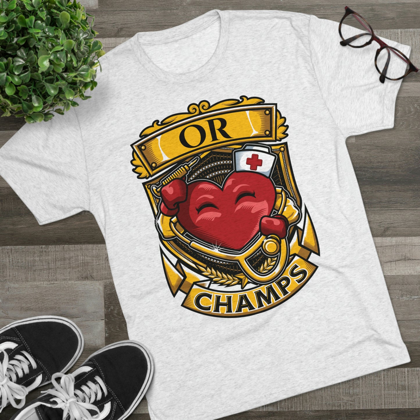 OR CHAMPS  - PREMIUM SOFT - Unisex Tri-Blend Crew Tee (Next Level 6010)