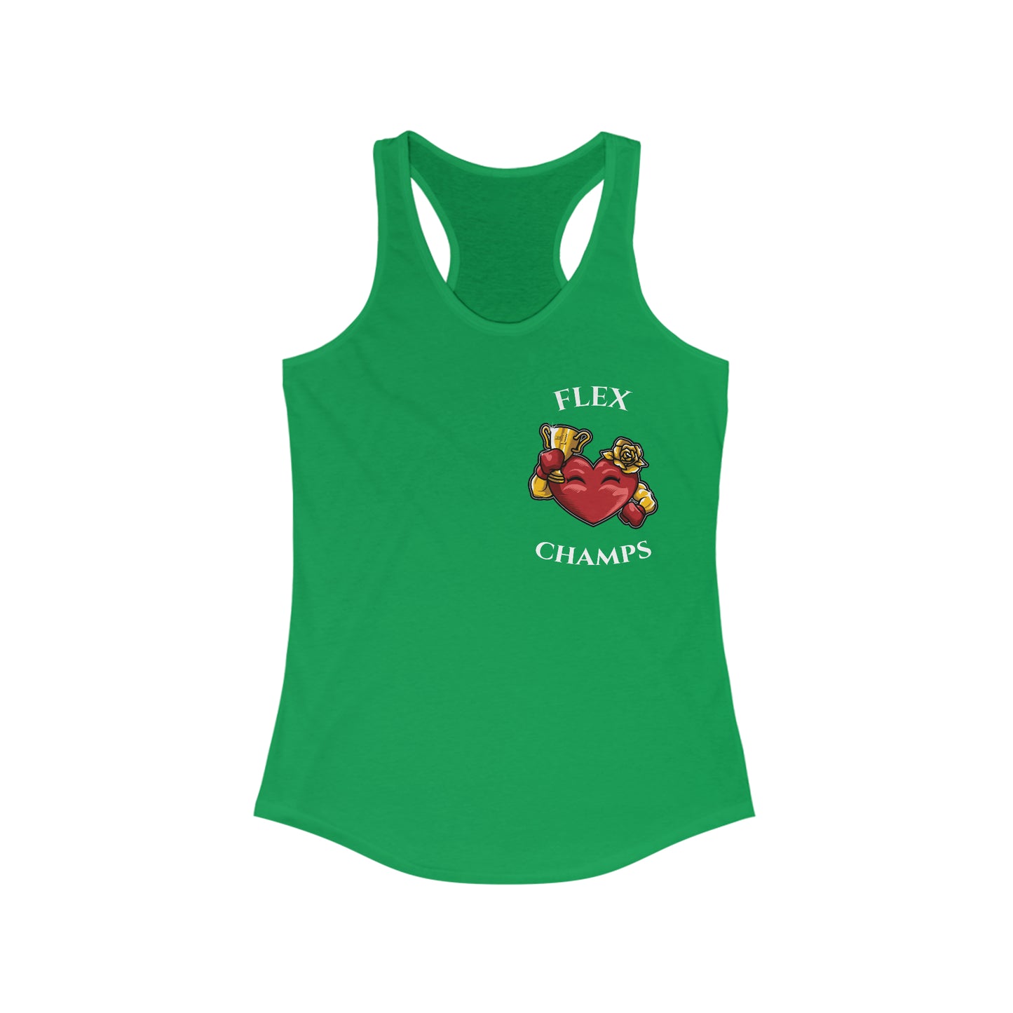 FLEX CHAMPS (Small Logo) - Women's Ideal Racerback Tank