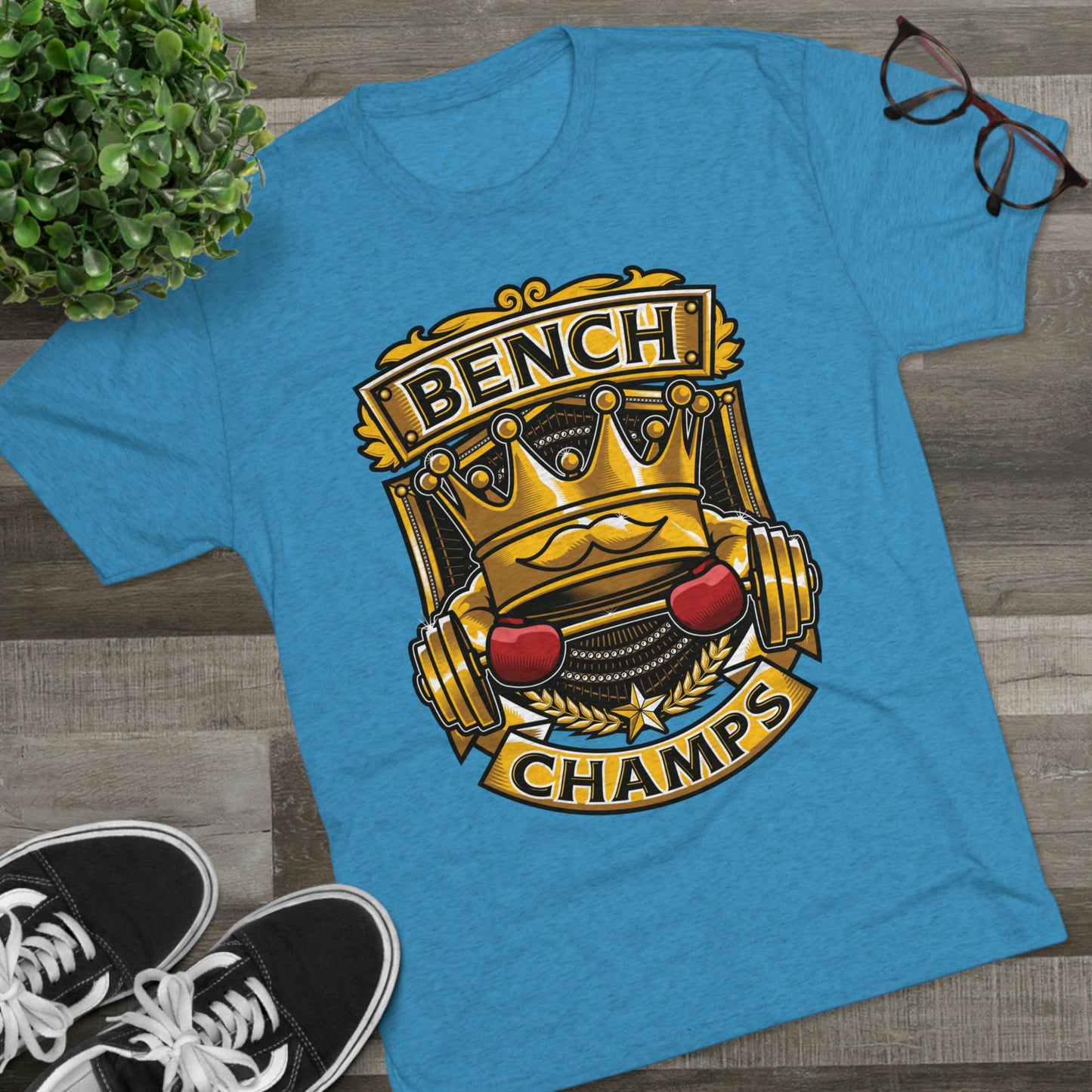 BENCH CHAMPS - PREMIUM SOFT - Unisex Tri-Blend Crew Tee (Next Level 6010)