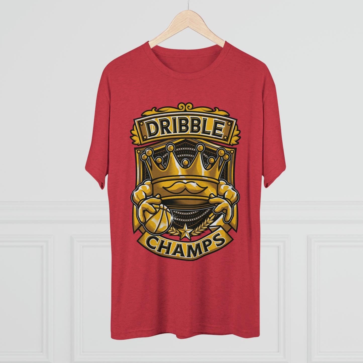 DRIBBLE CHAMPS - PREMIUM SOFT - Unisex Tri-Blend Crew Tee (Next Level 6010)