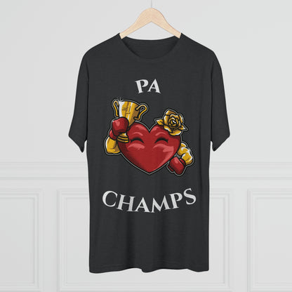 PA CHAMPS (Alternate Logo) - PREMIUM SOFT - Unisex Tri-Blend Crew Tee (Next Level 6010)
