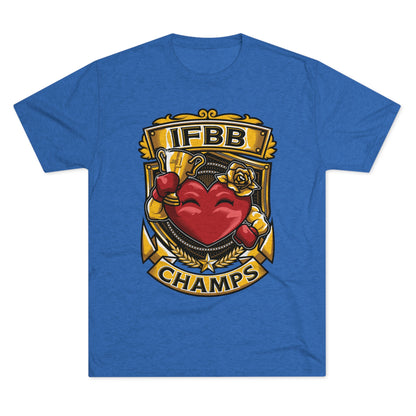 IFBB CHAMPS  - PREMIUM SOFT - Unisex Tri-Blend Crew Tee (Next Level 6010)
