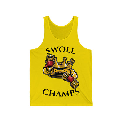 SWOLL CHAMPS - PREMIUM SOFT - Unisex Jersey Tank (Bella+Canvas 3480)