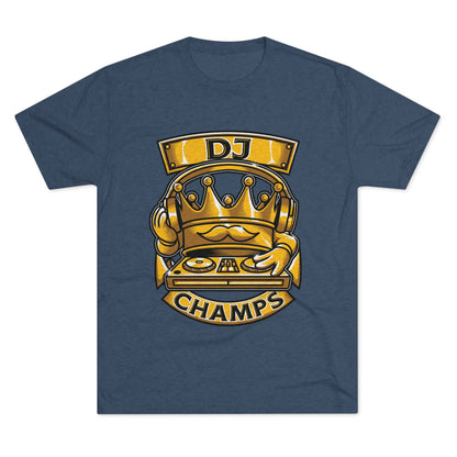 DJ CHAMPS  - PREMIUM SOFT - Unisex Tri-Blend Crew Tee (Next Level 6010)