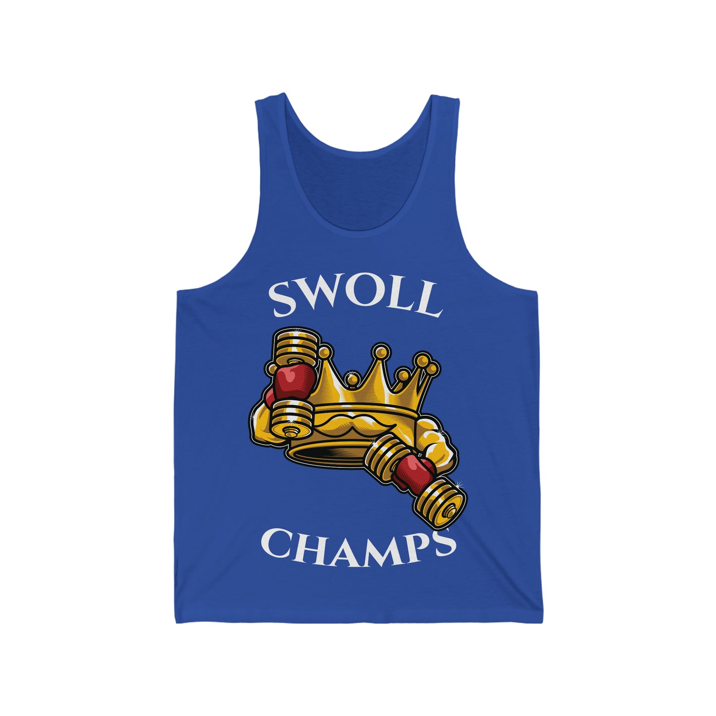 SWOLL CHAMPS - PREMIUM SOFT - Unisex Jersey Tank (Bella+Canvas 3480)